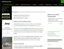 Tablet Screenshot of infocactus.com.ar